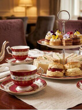 Vintage Aynsley Bone China Tea Cups & Saucers – Set of 6